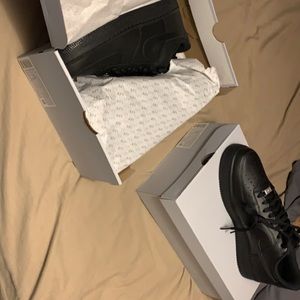 Black Air Force 1s